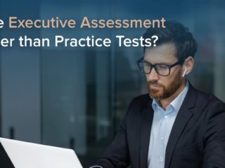 Is the Executive Assessment Harder than Practice Tests?